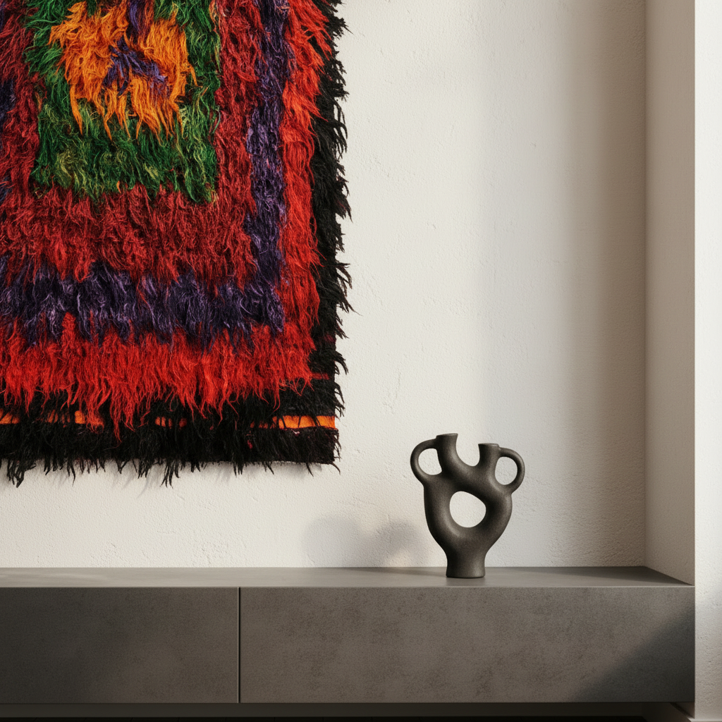 Dettaglio angolo tulu wall hanging